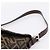 Borsa a tracolla FENDI Zucca Canvas Mamma Baguette Brown Black Auth 196093V Marrone Nero - vista 8