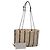 Borsa a mano con catena PRADA Satin Gold Auth 206293M D'oro