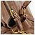 Borsa Miu Miu Vitellolux 2way Brown Gold Auth 205972M Marrone D'oro - vista 23