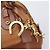 Chloé Borsa a mano Chloe Kerala in pelle marrone e oro autentica 206098V D'oro - vista 18