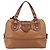 Chloé Borsa a mano Chloe Kerala in pelle marrone e oro autentica 206098V D'oro - vista 2