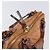 Chloé Borsa a mano Chloe Kerala in pelle marrone e oro autentica 206098V D'oro - vista 21