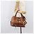 Chloé Borsa a mano Chloe Kerala in pelle marrone e oro autentica 206098V D'oro - vista 27