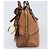 Chloé Borsa a mano Chloe Kerala in pelle marrone e oro autentica 206098V D'oro - vista 3