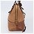 Chloé Borsa a mano Chloe Kerala in pelle marrone e oro autentica 206098V D'oro - vista 4