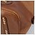 Chloé Borsa a mano Chloe Kerala in pelle marrone e oro autentica 206098V D'oro - vista 8
