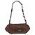 PRADA Chain Shoulder Bag Leather Brown Auth 206107V