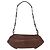 PRADA Chain Shoulder Bag Leather Brown Auth 206107V - view 2