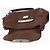 PRADA Chain Shoulder Bag Leather Brown Auth 206107V - view 9