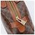 Céline Bolso de mano CELINE Macadam Canvas PVC Leather Brown Gold Auth 204209 Castaño Dorado - vista 18