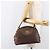Céline Bolso de mano CELINE Macadam Canvas PVC Leather Brown Gold Auth 204209 Castaño Dorado - vista 24