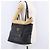 Borsa Tote PRADA in pelle Vittero Dino Nero Oro Auth 203881V D'oro - vista 28