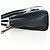 Céline CELINE Luggage Micro Shopper Hand Bag Leather 2way Black Gold Auth 205995V Nero D'oro - vista 3