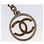 Porte-clés CHANEL métal Gold Tone CC Auth bs37293 - vue 11