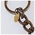 Porte-clés CHANEL métal Gold Tone CC Auth bs37293 - vue 5