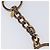 Porte-clés CHANEL métal Gold Tone CC Auth bs37293 - vue 6