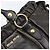 Miu Miu Handtasche Vitellolux Black Gold Auth 206001A Schwarz Golden - Ansicht 18