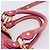 Miu Miu Handtasche Leder 2way Rosa Goldfarben Auth bs37260V Pink - Ansicht 14