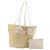 Borsa Tote Miu Miu Raffia Beige Gold Auth 205999A D'oro