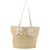 Borsa Tote Miu Miu Raffia Beige Gold Auth 205999A D'oro - vista 13