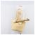 Borsa Tote Miu Miu Raffia Beige Gold Auth 205999A D'oro - vista 25