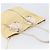 Borsa Tote Miu Miu Raffia Beige Gold Auth 205999A D'oro - vista 6