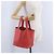 Hermès Sac à main HERMES Pico Tan Lock MM en cuir Rose Argent Auth 203257SAM Argenté - vue 23