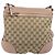 Borsa a tracolla GUCCI GG Canvas Mayfair Beige Gold 257065 Auth 206073V D'oro - vista 13