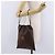 Céline Pouch CELINE Macadam Canvas PVC Brown Gold Tone Auth mr2962 Marrone - vista 20