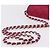 Borsa a tracolla con catena PRADA Nylon Rosa Argento Auth 206227A - vista 8