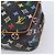 LOUIS VUITTON Monogram Multicolor Trousse Wapity Pouch Black M58034 Auth 206275A Nero - vista 7