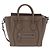 Céline Borsa a mano CELINE Luggage Nano Shopper in pelle 2way Beige Silver Auth BA15791V Argento - vista 13