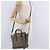 Céline Borsa a mano CELINE Luggage Nano Shopper in pelle 2way Beige Silver Auth BA15791V Argento - vista 26