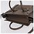 Céline Borsa a mano CELINE Luggage Nano Shopper in pelle 2way Beige Silver Auth BA15791V Argento - vista 6
