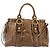 Miu Miu Handtasche Vitellolux Brown Gold Auth 206002V Braun Golden - Ansicht 2