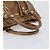 Miu Miu Handtasche Vitellolux Brown Gold Auth 206002V Braun Golden - Ansicht 7
