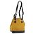 Céline CELINE Tote Bag Suede Yellow Gold Auth ka6374 Golden Gelb