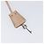 Bolso de hombro PRADA de piel beige plata Auth ep16017 - vista 12
