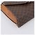 Céline Bolsa de Ombro CELINE Macadam Canvas PVC Leather Brown Gold Auth ep16182 Marrom Dourado - vista 14