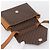 Céline Bolsa de Ombro CELINE Macadam Canvas PVC Leather Brown Gold Auth ep16182 Marrom Dourado - vista 18