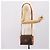Céline Bolsa de Ombro CELINE Macadam Canvas PVC Leather Brown Gold Auth ep16182 Marrom Dourado - vista 24