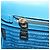 PRADA Chain Shoulder Bag Leather Blue Gold Auth 206268V Golden - view 25