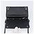 Saffiano Portafoglio a spalla PRADA pelle Safiano Black Silver Auth 206147V Nero Argento - vista 21