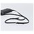 Saffiano Portafoglio a spalla PRADA pelle Safiano Black Silver Auth 206147V Nero Argento - vista 7