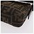 Borsa a Tracolla FENDI Zucca Canvas Mamma Baguette Nero Marrone Auth 206109V - vista 16