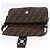 Borsa a Tracolla FENDI Zucca Canvas Mamma Baguette Nero Marrone Auth 206109V - vista 22