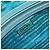 Bolsa Boston PRADA couro Saffiano 2way Azul Claro Ouro Auth 203450M Dourado - vista 29