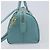 Bolsa Boston PRADA couro Saffiano 2way Azul Claro Ouro Auth 203450M Dourado - vista 3