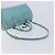 Bolsa Boston PRADA couro Saffiano 2way Azul Claro Ouro Auth 203450M Dourado - vista 7