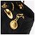 Borsa Christian Dior Lady Dior Canage Canvas Black Gold Auth ep16214 Nero D'oro - vista 18
